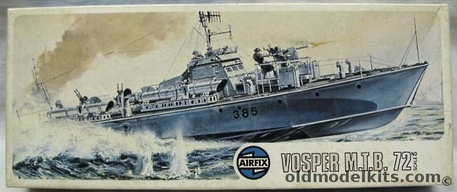 Airfix 1/72 Vosper MTB (Motor Torpedo Boat), 05701-1 plastic model kit